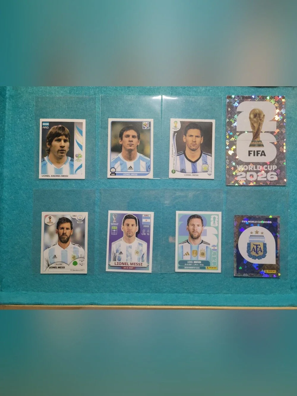 Panini Messi World Cup Sticker Set